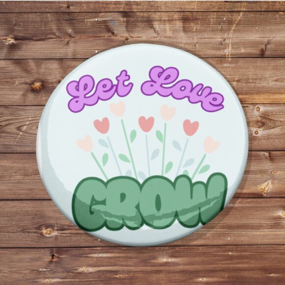 2.25" Springtime Buttons! (5) - Picture 6 of 6
